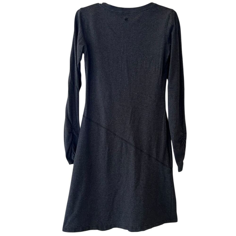 Athleta Sunburst Nectar Ruched Long Sleeve Dress Small - Picture 8 of 12